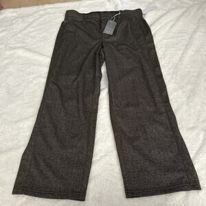 Wit And Wisdom Ab'Solution Skyrise Pleated Ankle Straight Leg Pants Size 12 NWT